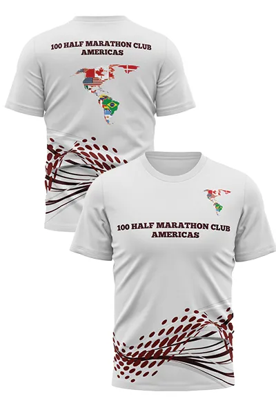 100 Half Marathon Club Americas Adult Short Sleeve