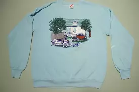 Antique Auto Ranch Spokane WA Vintage Ford N More 80's Hanes USA Model T Sweatshirt