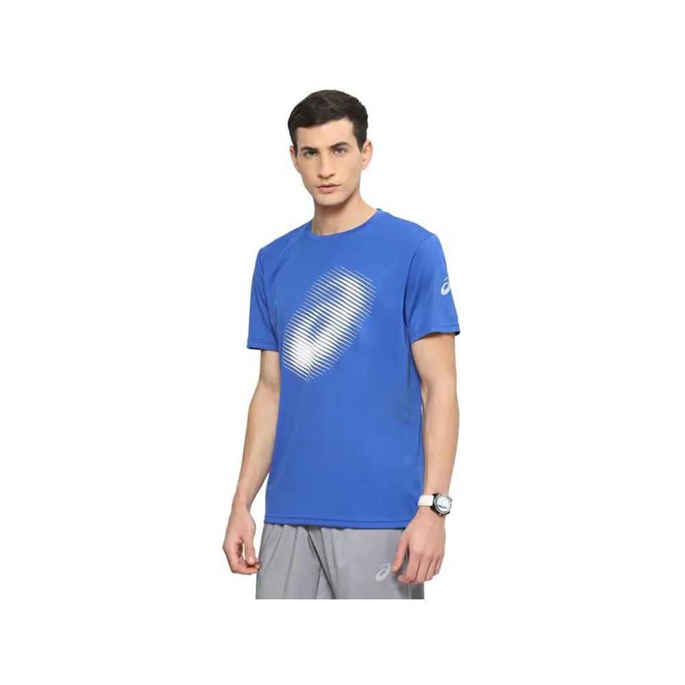 ASICS Men's Big Graphic Short Sleeve Top (Asics Blue)