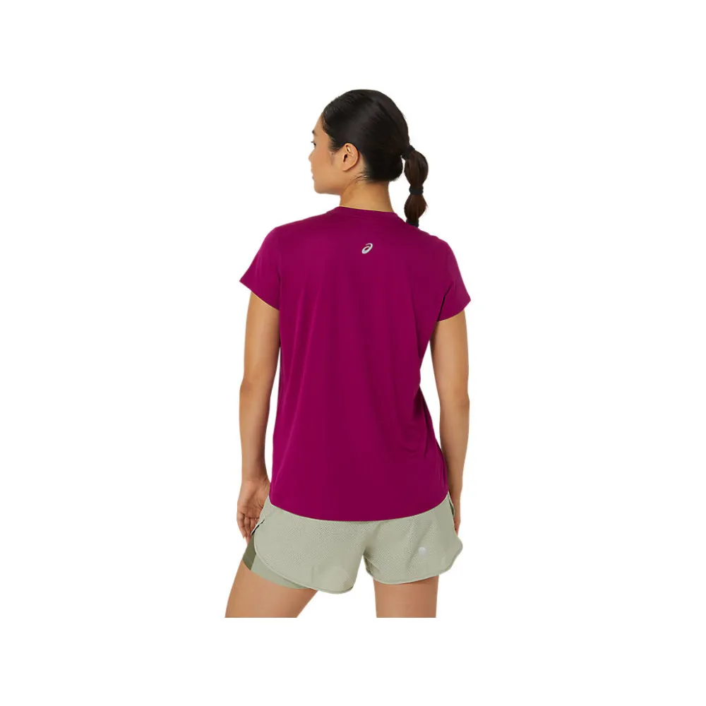 ASICS Men's Fujitrail Logo Short Sleeve Top (Blackberry)