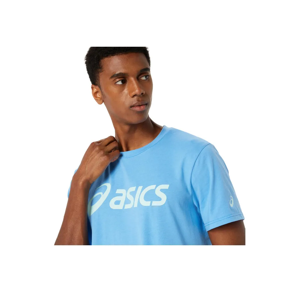 ASICS Men's Graphic Short Sleeve Top (Waterscape)