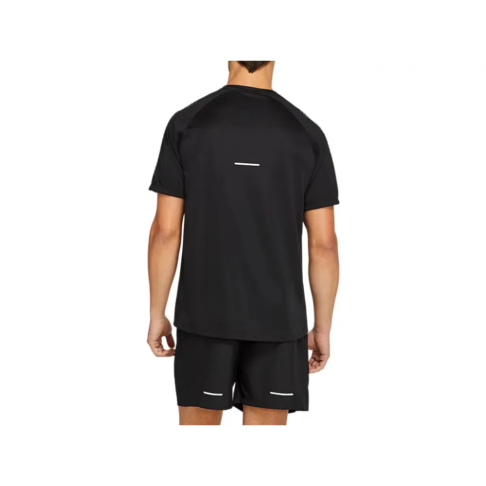 ASICS Men's Icon Short Sleeve Top (Performance Black/Carrier Grey)