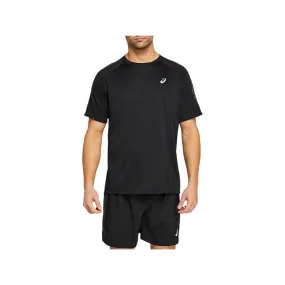 ASICS Men's Icon Short Sleeve Top (Performance Black/Carrier Grey)