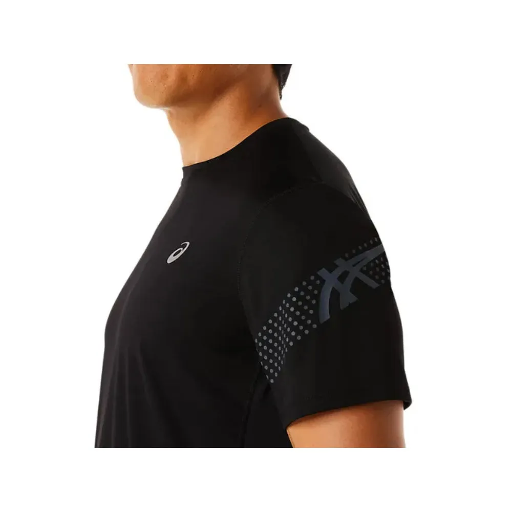 ASICS Men's Icon Short Sleeve Top (Performance Black/Grey)