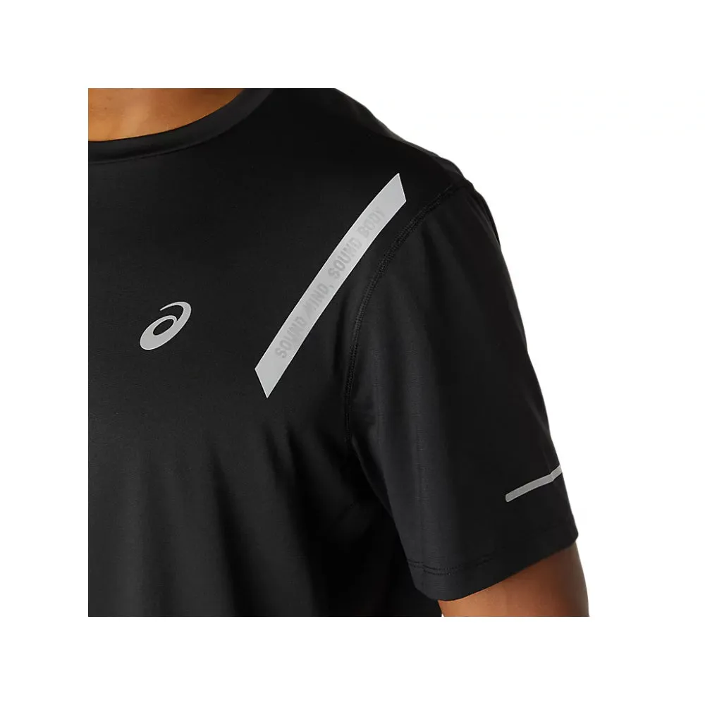 ASICS Men's Lite-Show Short Sleeve Top (Performance Black)