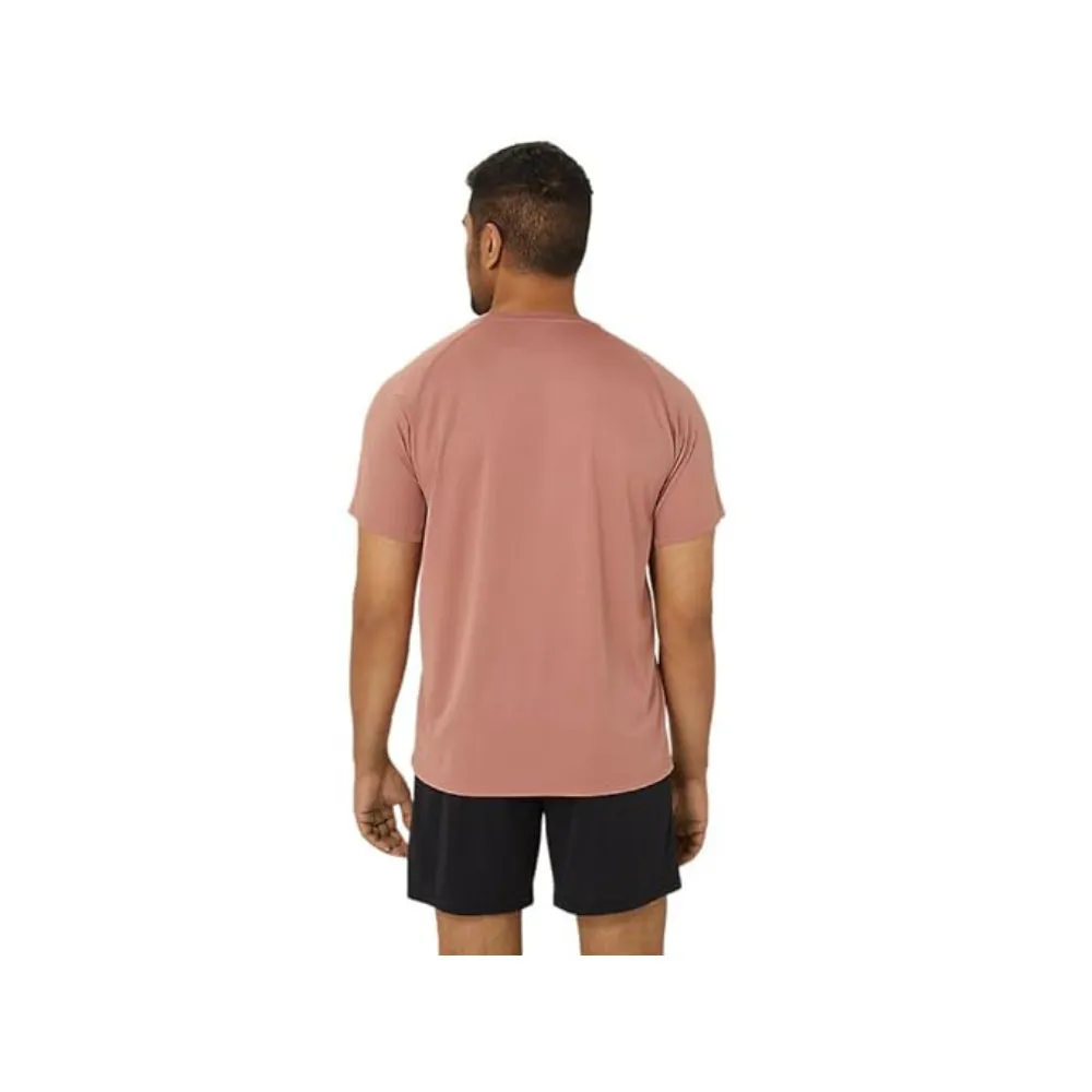 ASICS Men's Vented Knit Short Sleeve Top (Umeboshi)