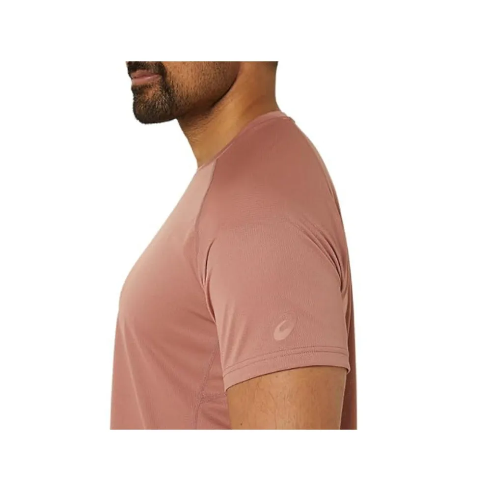 ASICS Men's Vented Knit Short Sleeve Top (Umeboshi)