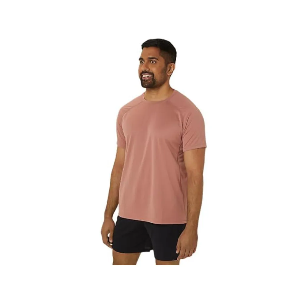 ASICS Men's Vented Knit Short Sleeve Top (Umeboshi)