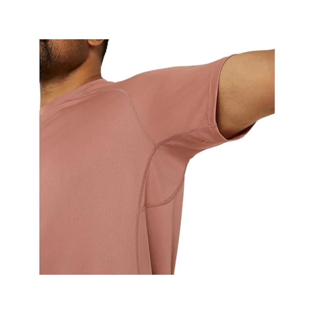 ASICS Men's Vented Knit Short Sleeve Top (Umeboshi)