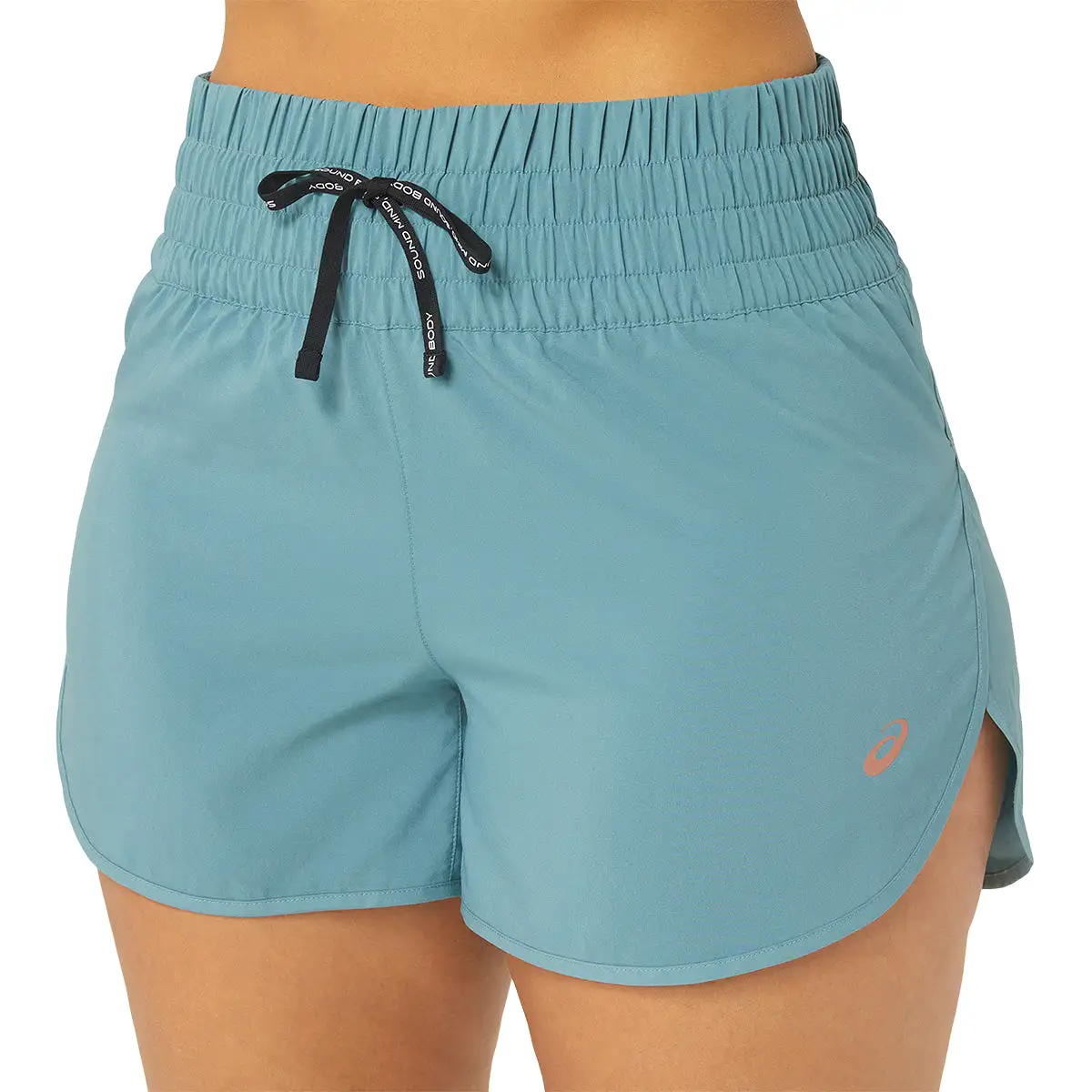 Asics Nagino 4In Run Short Women Teal   