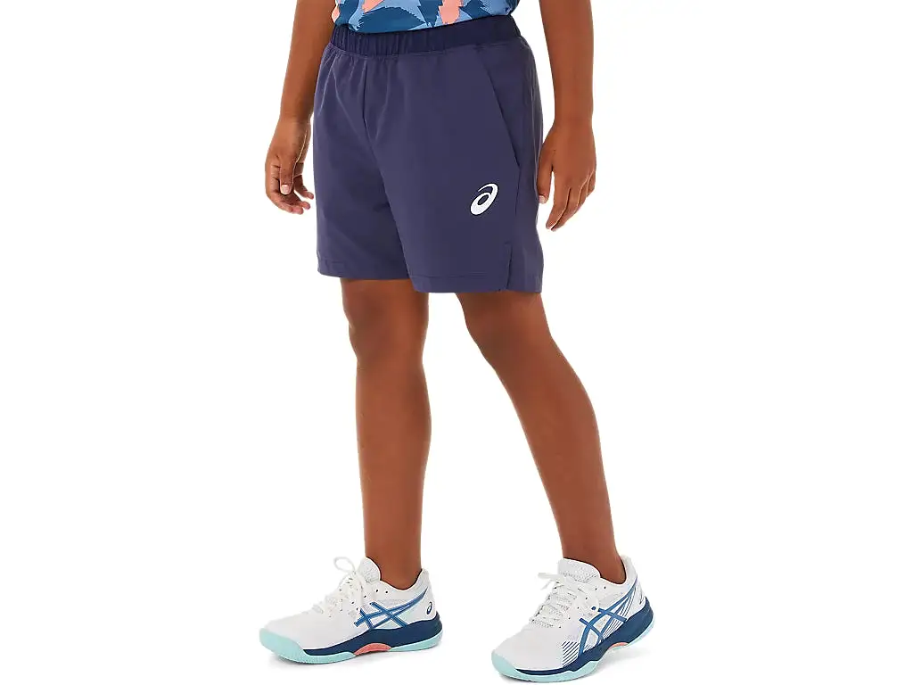 Asics Short Boys Junior Blauw