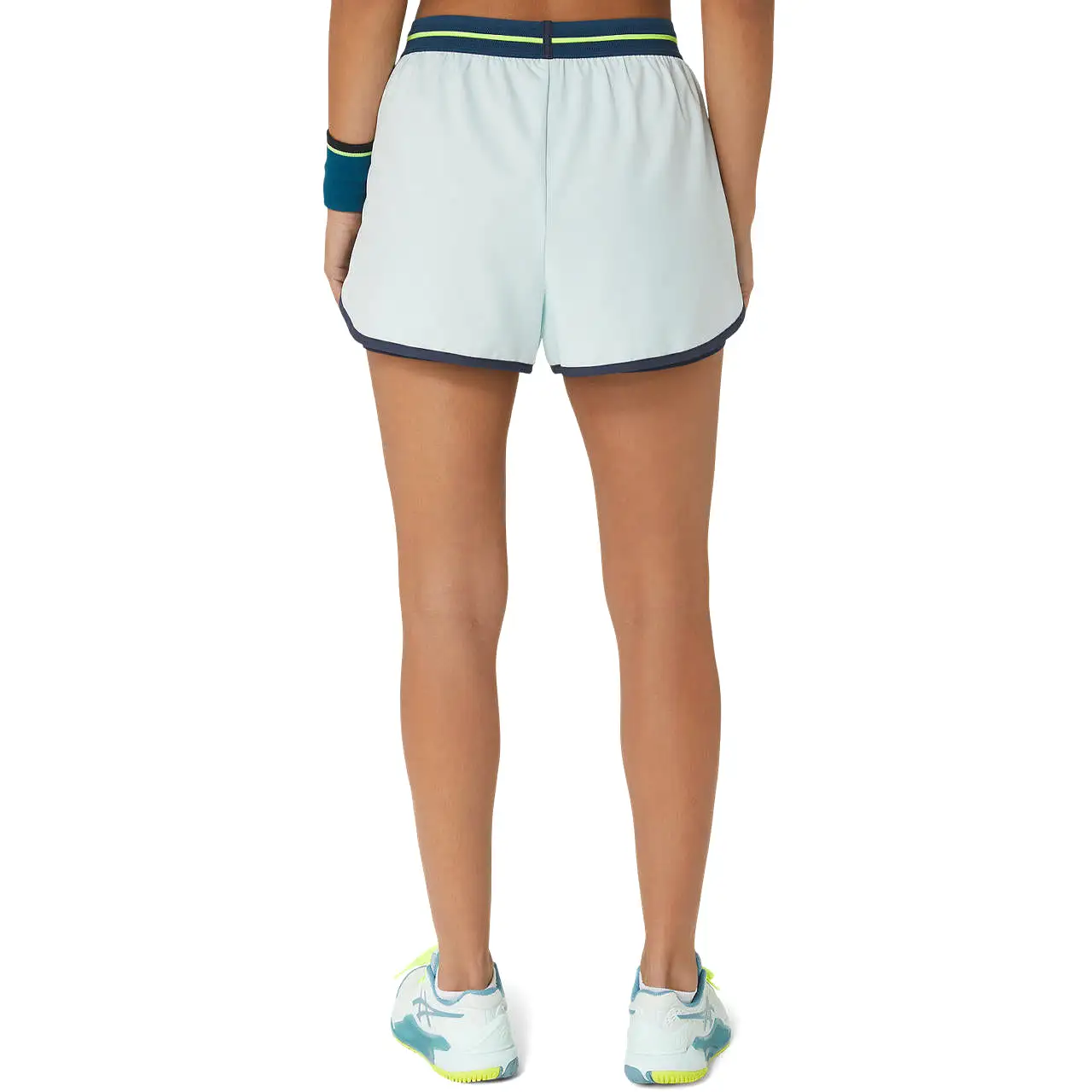 Asics Short Match Short Dames Lichtblauw