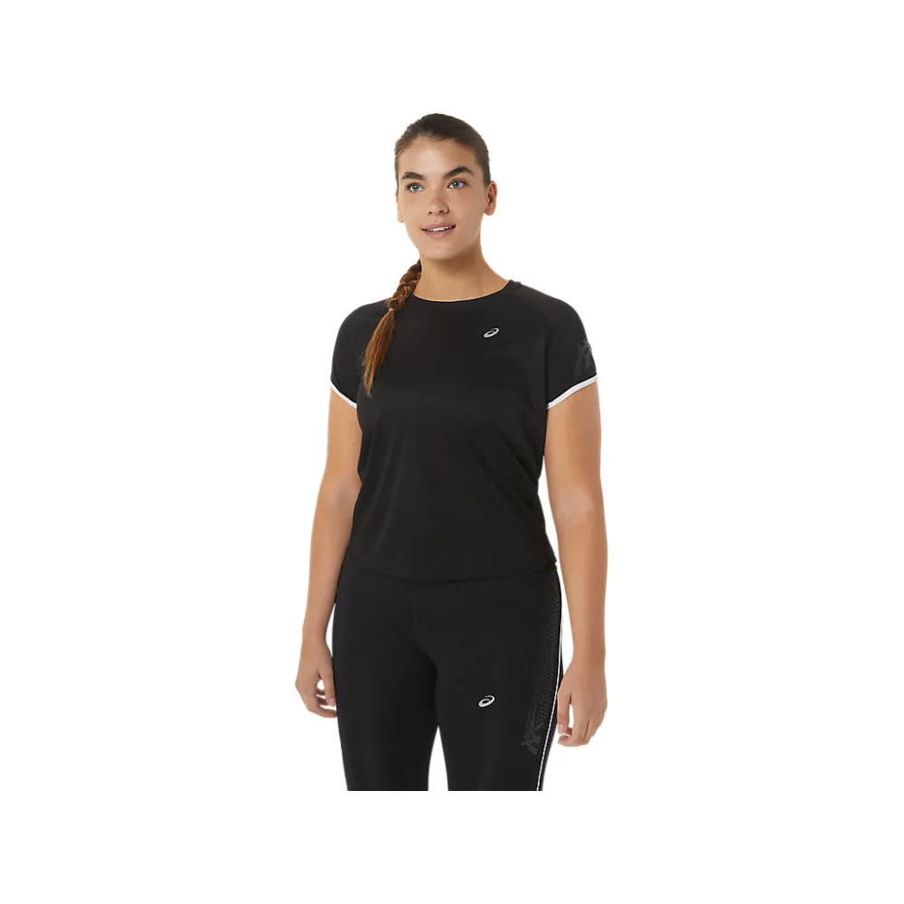 ASICS Women's Icon Short Sleeve Top (Performance Black)