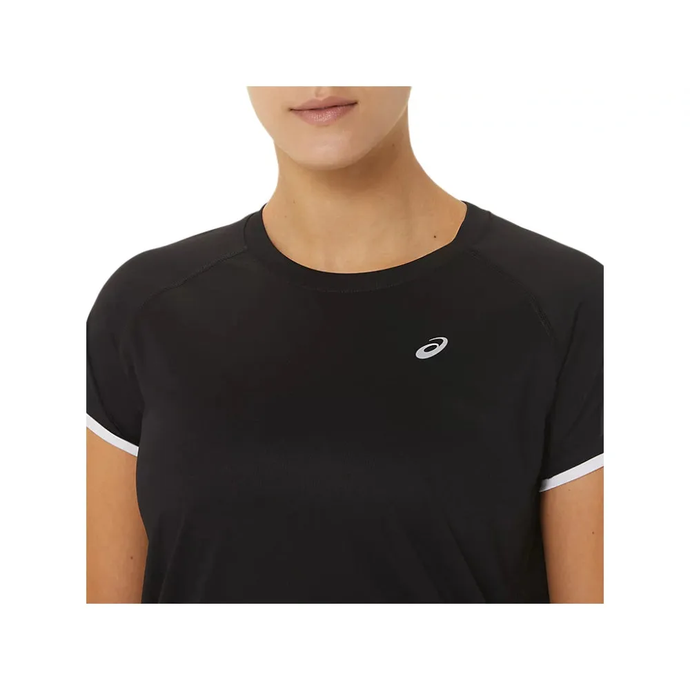 ASICS Women's Icon Short Sleeve Top (Performance Black)