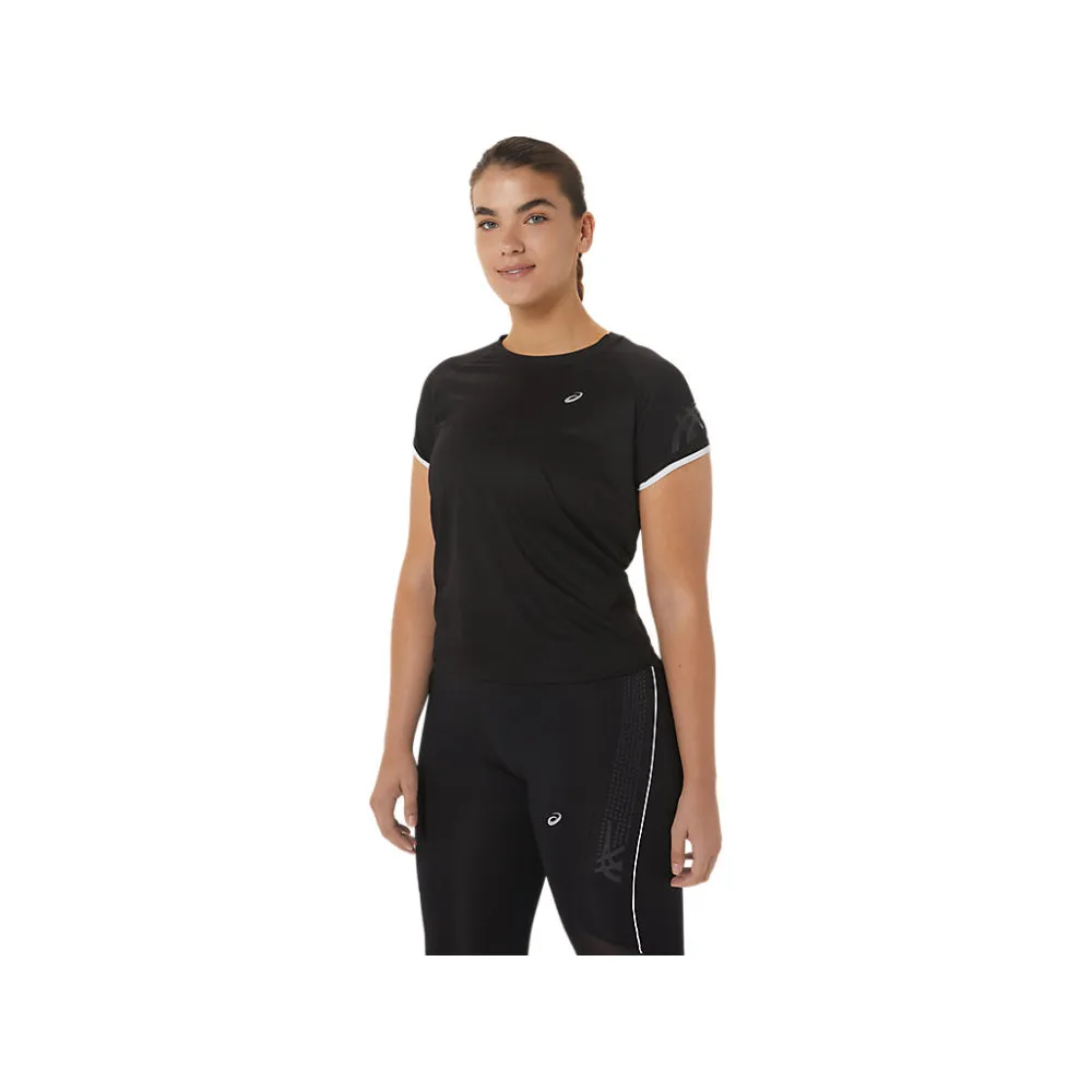 ASICS Women's Icon Short Sleeve Top (Performance Black)