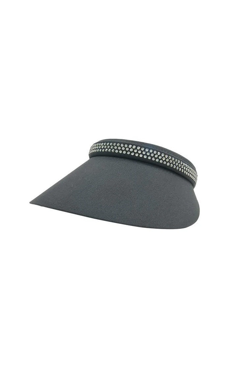 Audrey Clip-On Visor - Charcoal