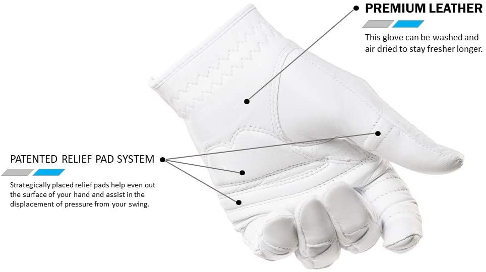 Bionic Golf Women's StableGrip Glove - White