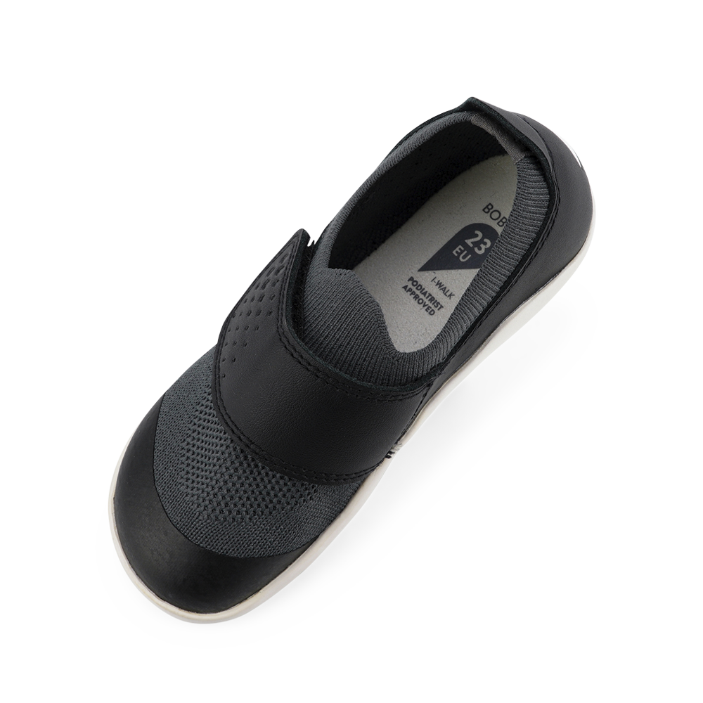 Bobux I-Walk Dimension III Black + Charcoal