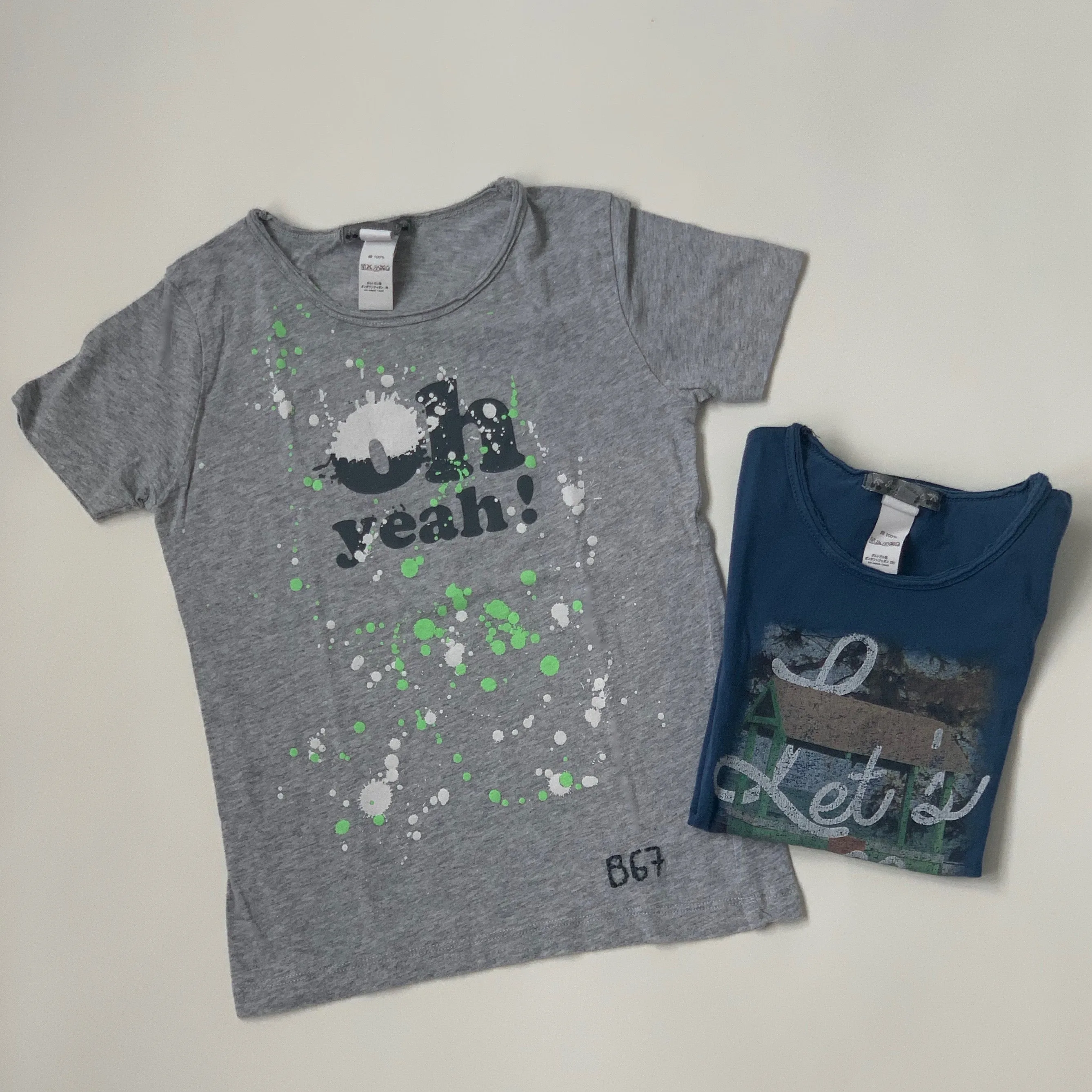 Bonpoint Boys Short-Sleeve Cotton T-Shirt Set: 6 Years