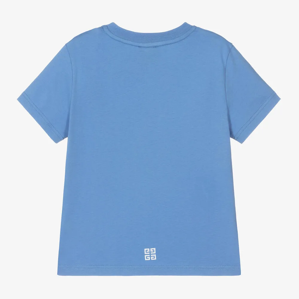 Boys Blue 4G Cotton Jersey T-Shirt