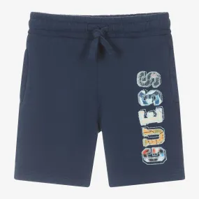 Boys Blue Cotton Shorts