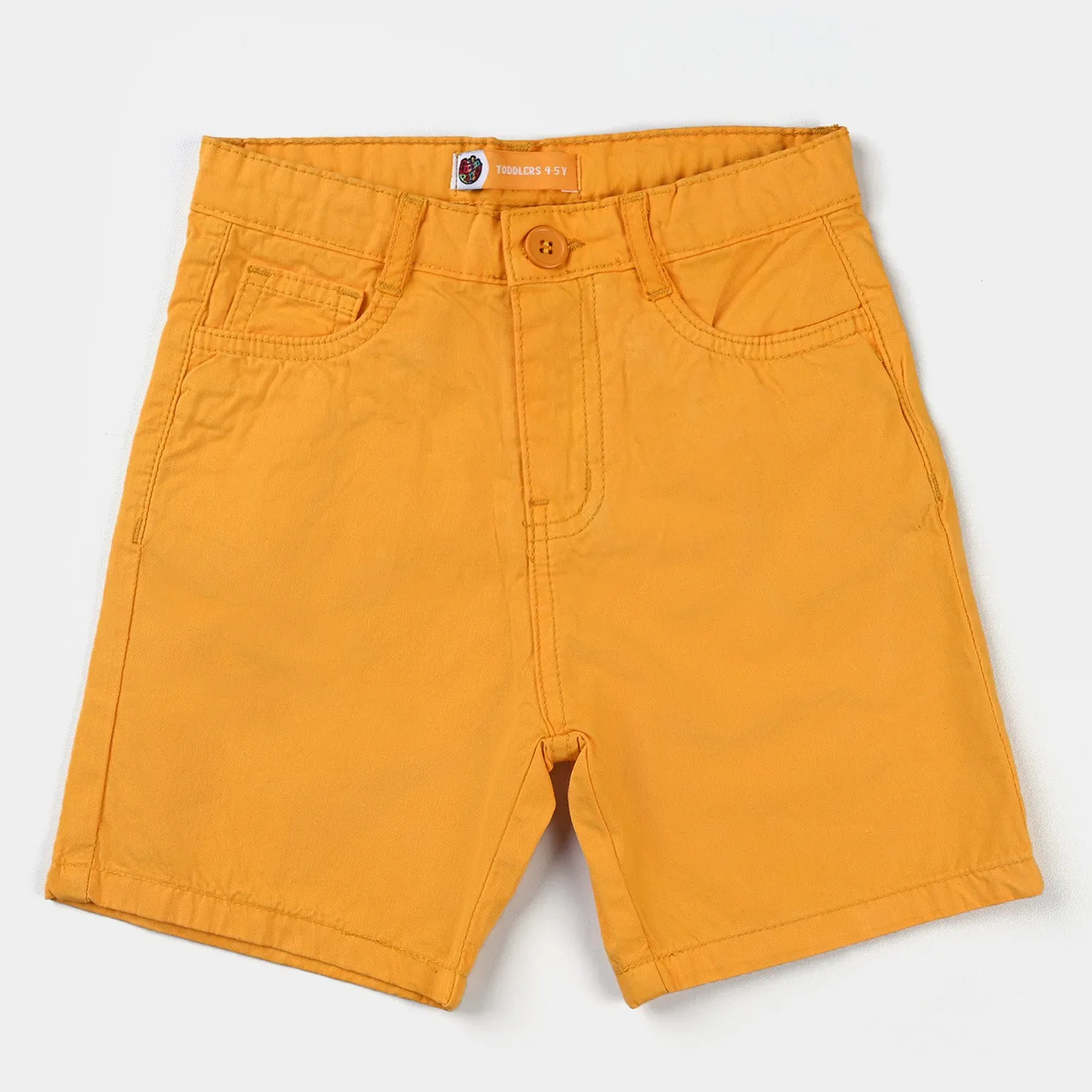 Boys Cotton Short Basic-Citrus