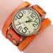 Bracelet Watch Women Vintage Design Relogio Feminino PU Leather Ladies Dress Bangle Quartz Clock