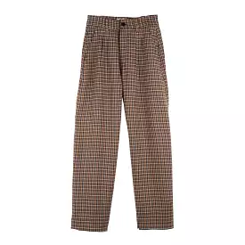 BROWN CHECK TROUSER