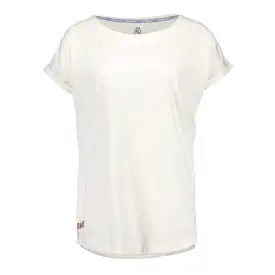 Camiseta Mujer Real Madrid Ladies Vintage Blanco Crema