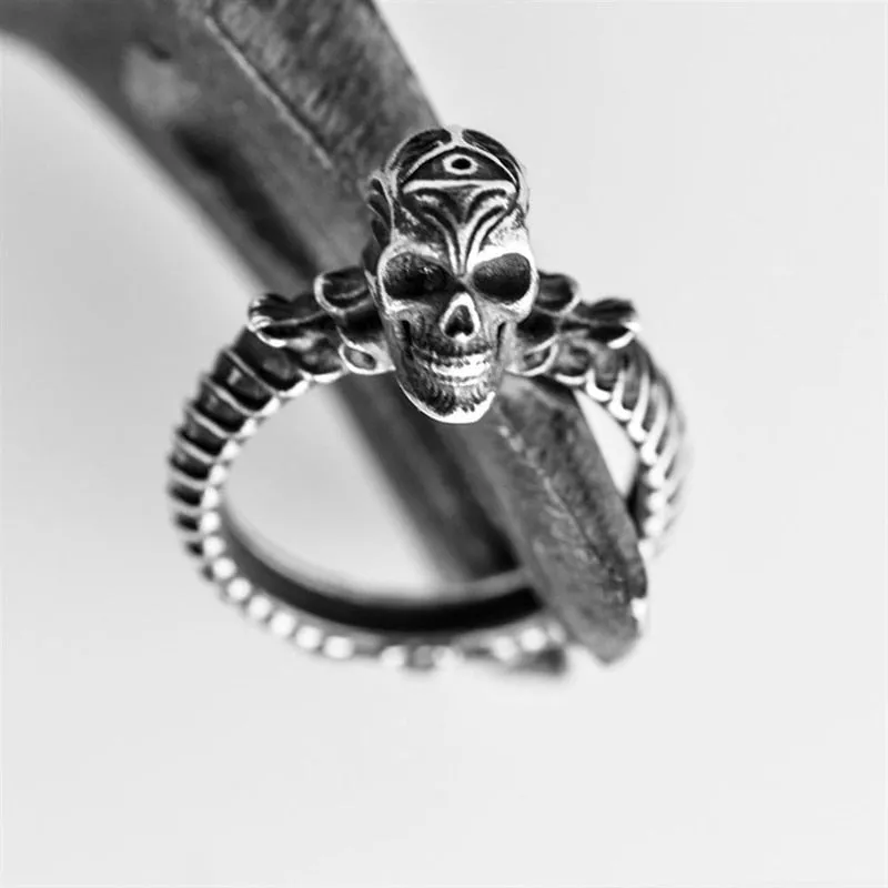 Classic Women Vintage Skull Rings