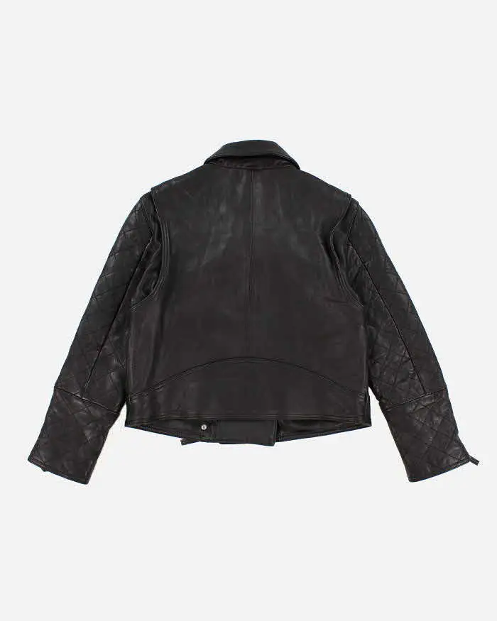 Club Monaco Leather Motorcycle Jacket - L