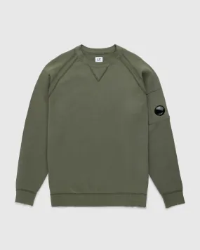 C.P. Company – Light Terry Knitted Sweatshirt Bronze Green | Highsnobiety Shop