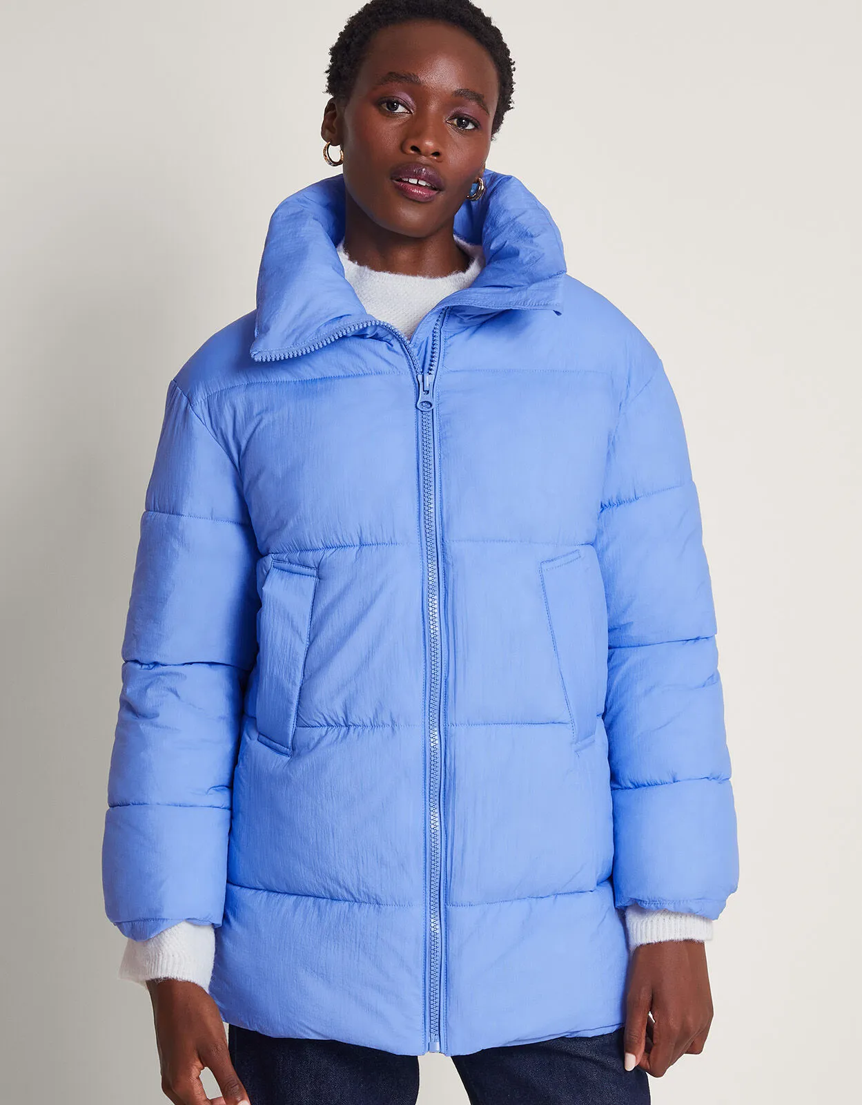 Emmy Padded Coat Blue