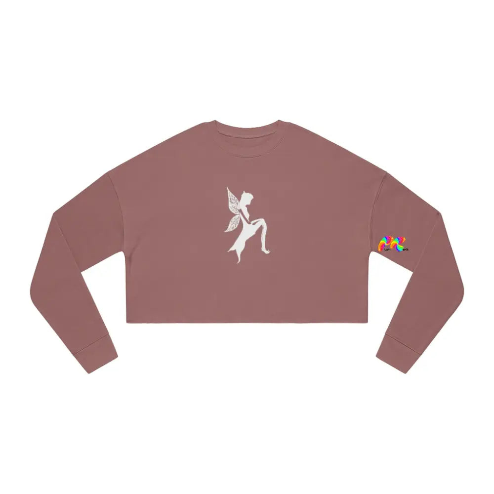 Fairy Silhouette Women's Cropped Sweatshirt