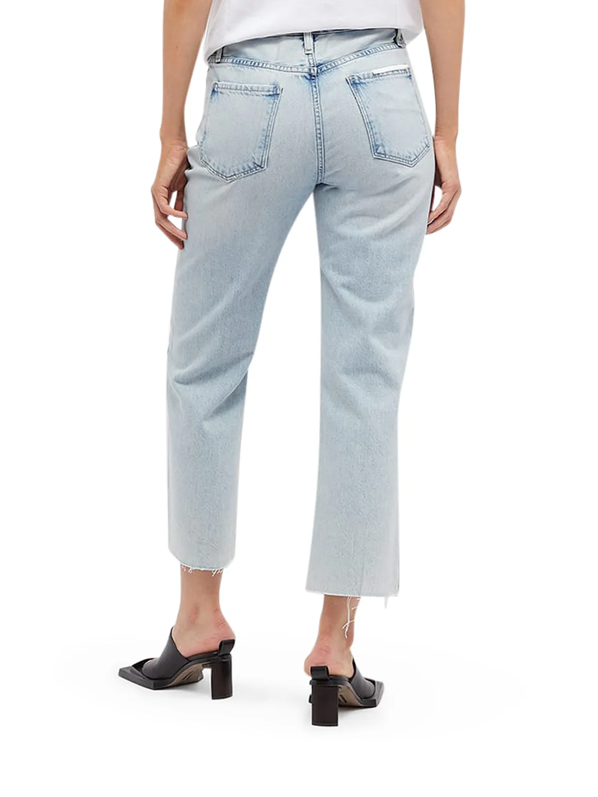 Frame Le Jane Cropped Straight Leg Jeans