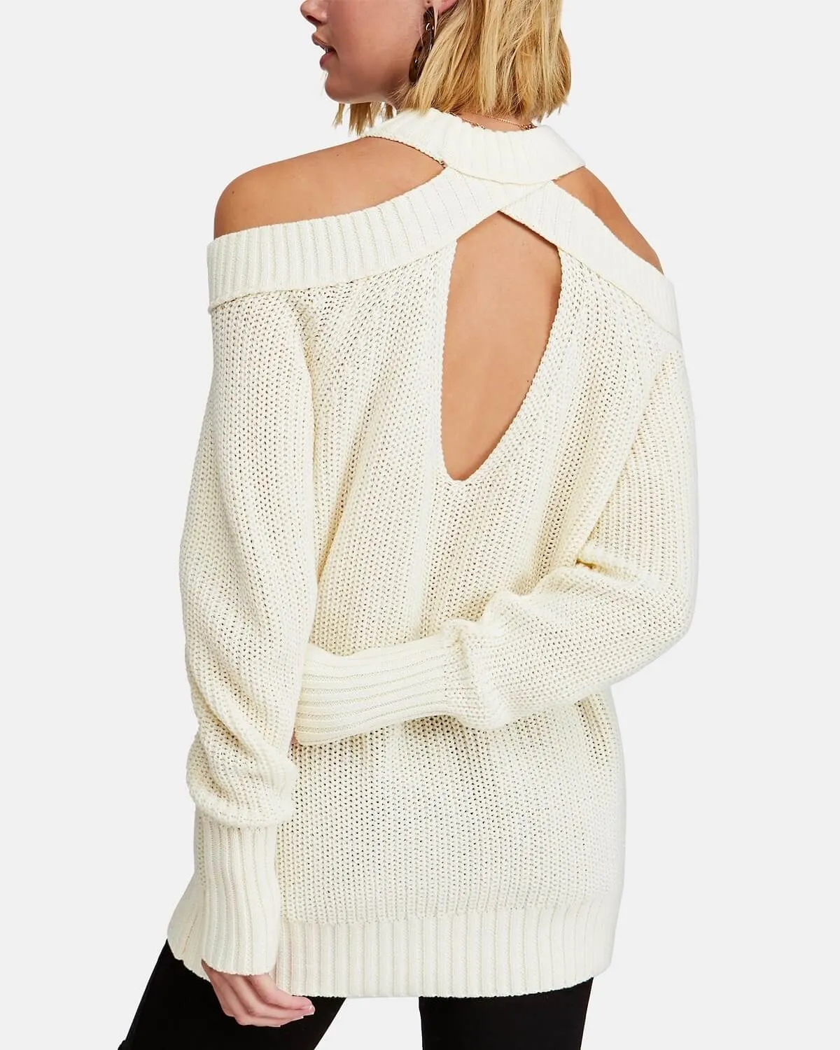 Free People - Half Moon Bay Pullover Sweater - Ivory