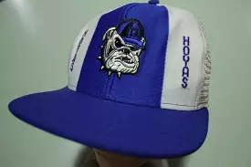 Georgetown Hoyas AJD Lucky Stripes Vintage 80's Adjustable Snap Back Trucker Hat