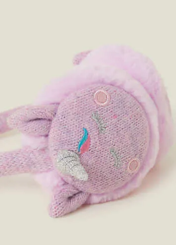 Girls Faux Fur Unicorn Earmuffs by Accessorize | Look Again