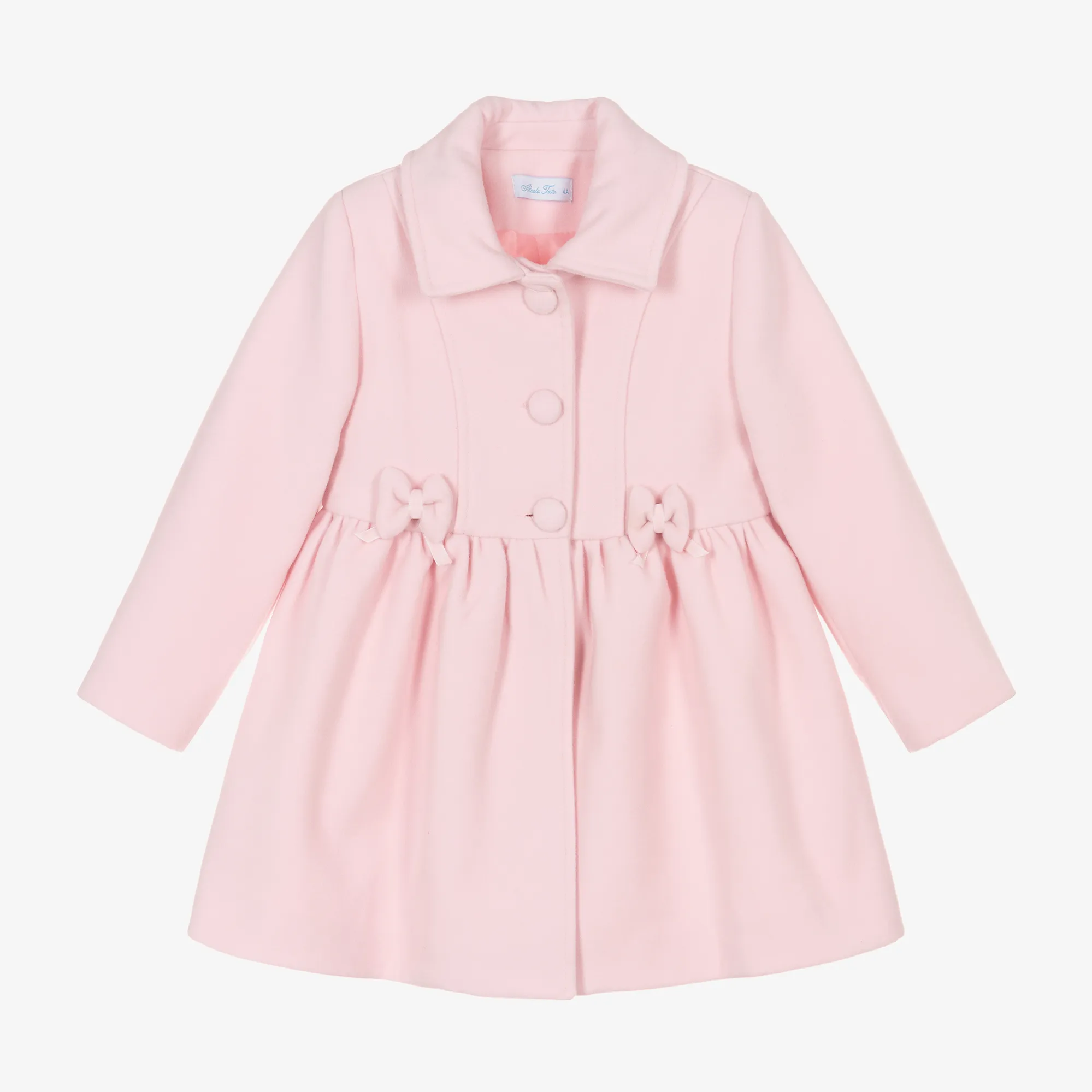 Girls Pink Traditional Coat