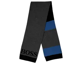 Hugo Boss J21192 871 Cotton Scarf Grey