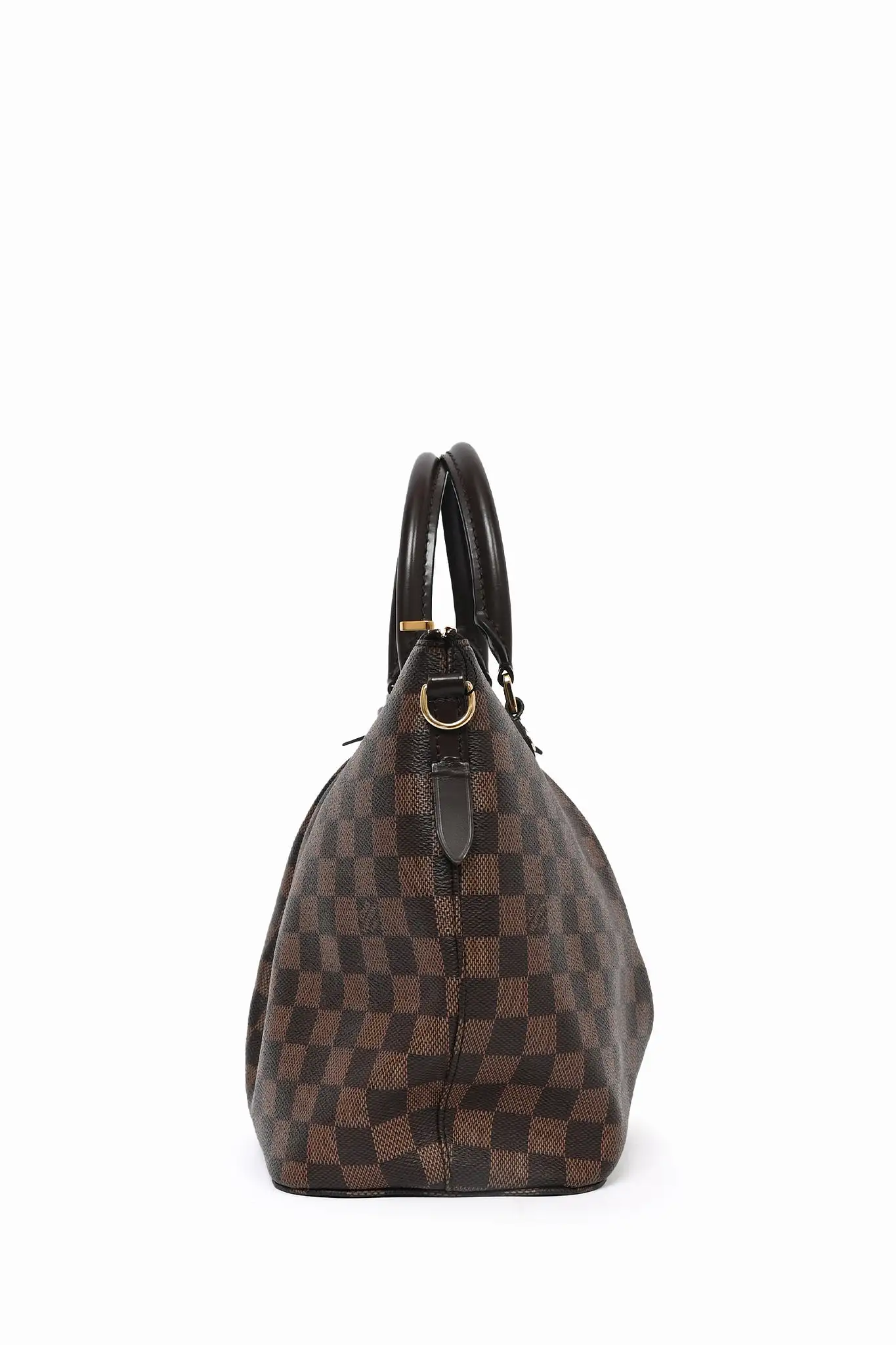 Louis Vuitton 2016 Damier Leather Ebene Siena Bag with Strap