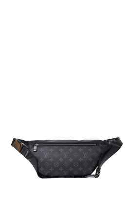 Louis Vuitton Black Leather Monogram Belt Bag