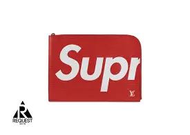 Louis Vuitton x Supreme Pochette Jour Epi GM Leather “Red”