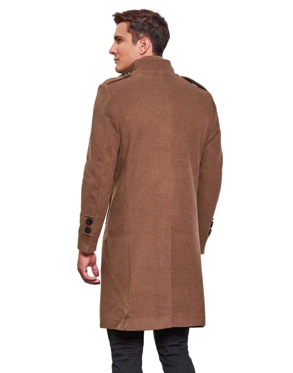 Men Coat Biscuit Color