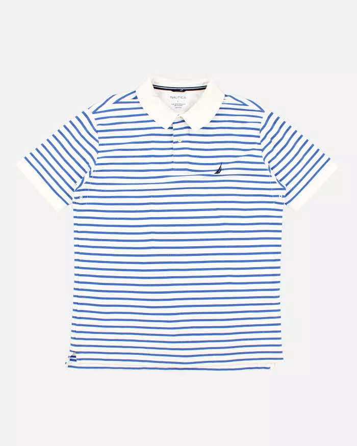 Nautica Striped Polo Shirt - L