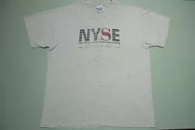 NYSE New York Stock Exchange World  Vintage 90's Hanes USA T-Shirt