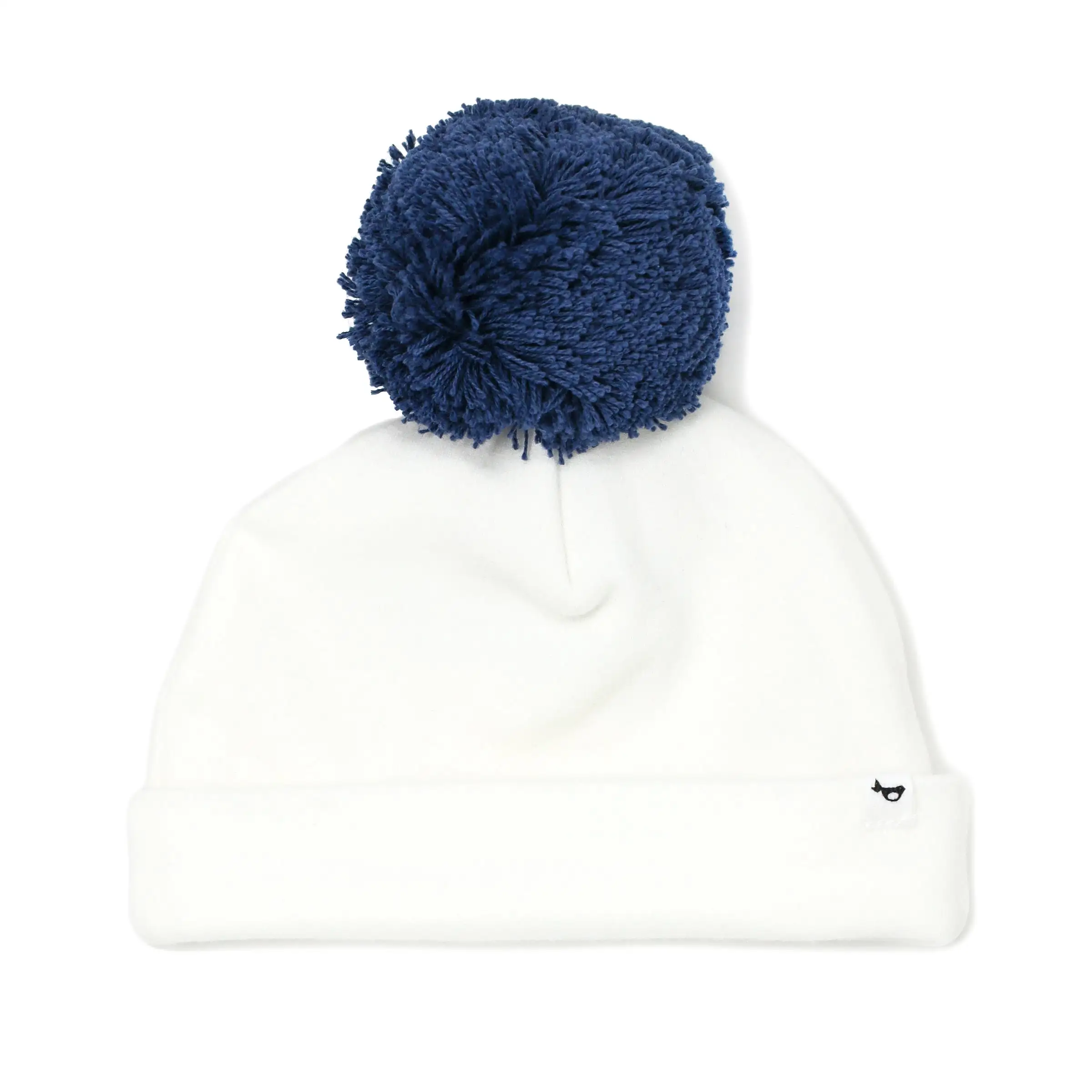 oh baby! Denim Pom Hat - Cream