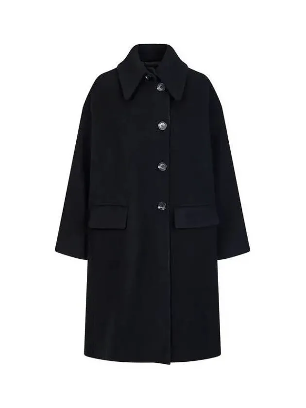 Overseas station season big chance 8 18 women s brushed wool button up collar coat black 270511