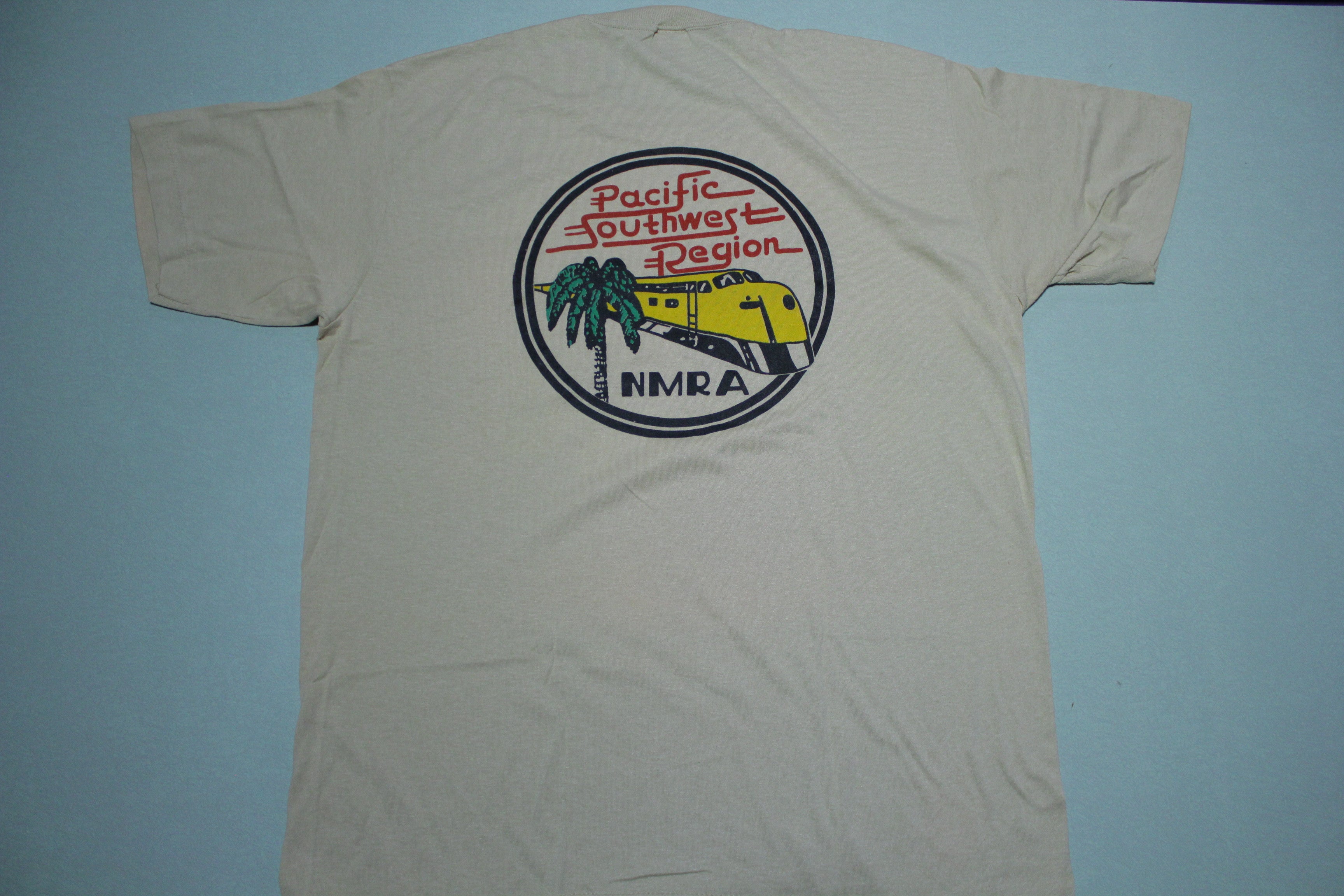 Pacific Southwest Region NMRA Arizona Division Vintage 90's Railroad Train T-Shirt