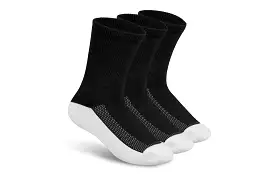 Padded Sole Diabetic Socks - Black